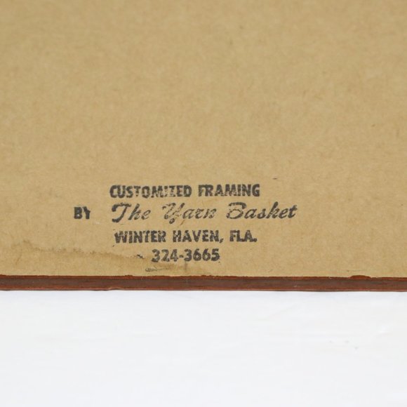 Set 2 Vintage Needlepoint The Gleaners The Angelus Jean-Francois Millet Framed - Picture 5 of 12